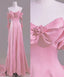 Sexy A Line Sweetheart Pink Satin Long Classy Prom Dress Classy Evening Dress Classy Dress
