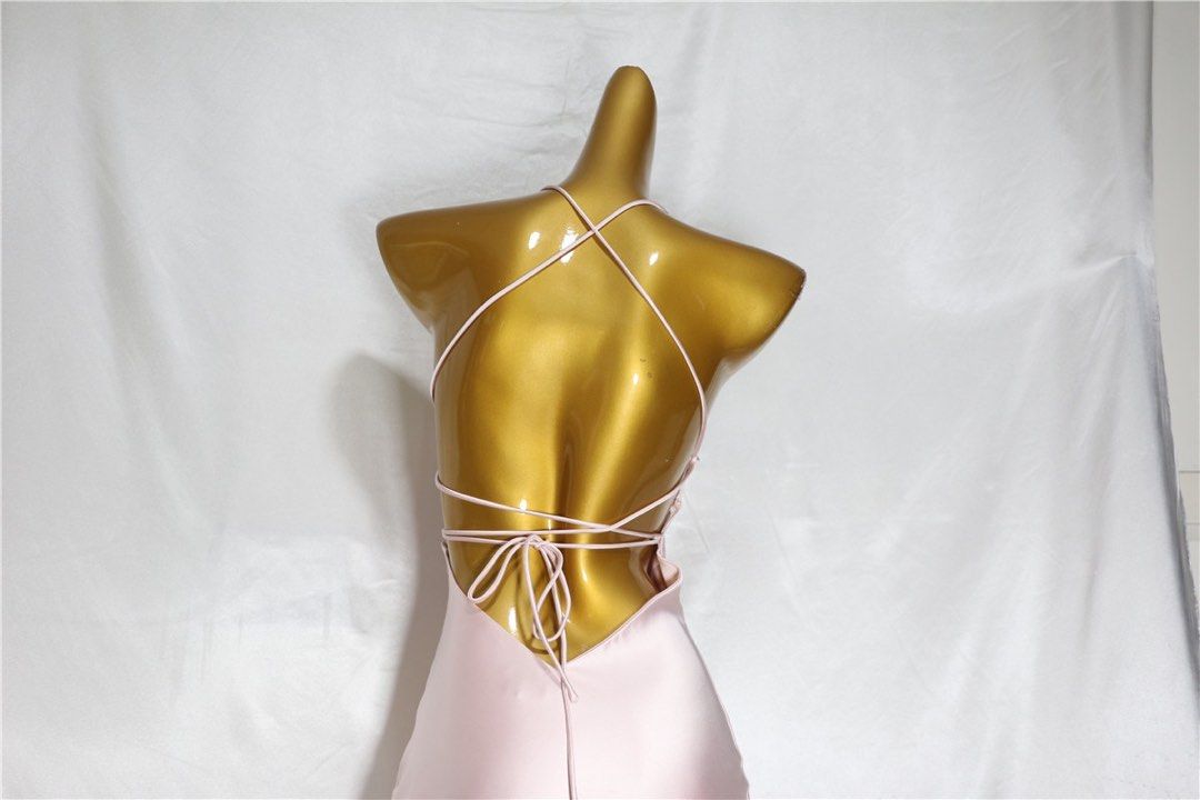 Sexy Birthday Dress Pink Halter Classy Prom Dress Birthday Outfits