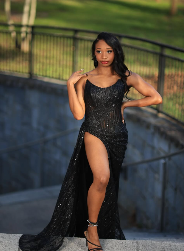 Sexy Black Lace Sequin Slit Long Classy Prom Dress Mermaid Classy Evening Dress
