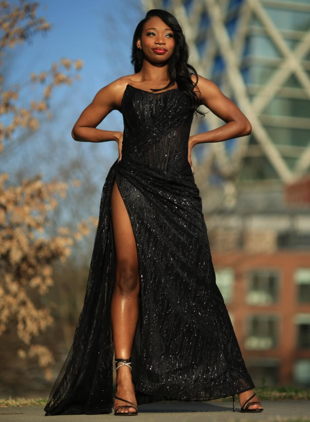 Sexy Black Lace Sequin Slit Long Classy Prom Dress Mermaid Classy Evening Dress