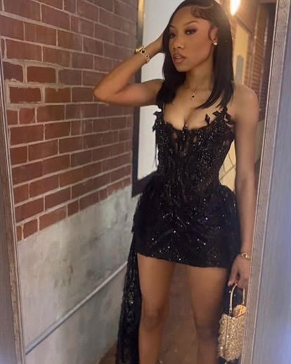 Sexy Black Tube Top Herringbone Beaded 19Th Birthday Homecoming Dress Secondary image