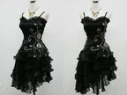 Sexy Cocktail Dress Straps Sleeveless Black Short Classy Prom Dress Homecoming Dress