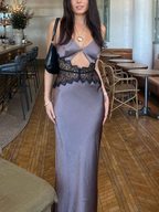 Sexy Cut Out Lace Classy Prom Dress Classy Evening Dress Vacation Party Dress