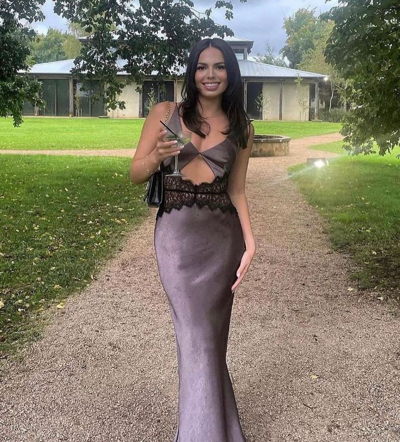Sexy Cut Out Lace Classy Prom Dress Classy Evening Dress Vacation Party Dress