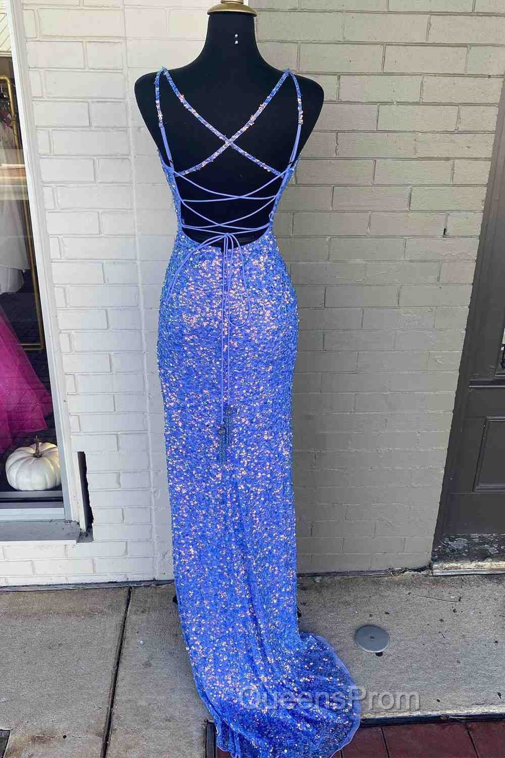Sexy Iridescent Burgundy Sequin Evening Prom Dress Straps Glitter Evening Dress Uk