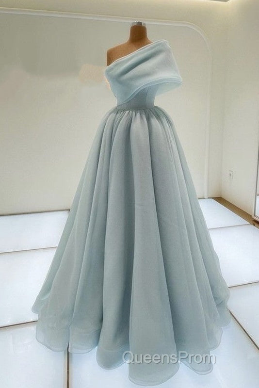 Sexy Long One Shoulder Evening Prom Dress