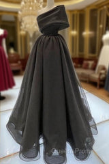 Sexy Long One Shoulder Evening Prom Dress