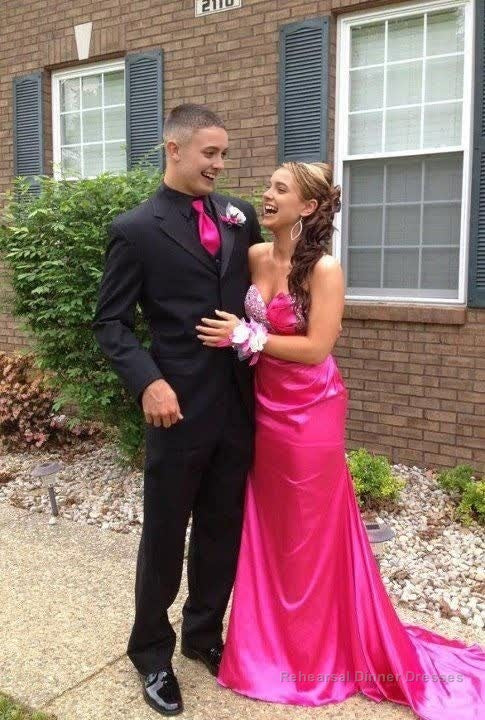 Sexy Mermaid Long Hot Pink Prom Dress Party Dress 22th Birthday Outfits Secondary image