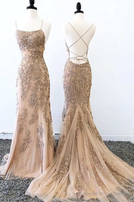 Sexy Mermaid Prom Dress Cross Back Hot Selling Long Formal Dress Main image