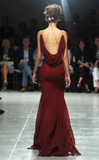 Straps Burgundy Long Classy Prom Dress For Teens