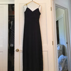Sexy Mermaid Classy Prom Gown With Straps Navy Blue Classy Prom Dress