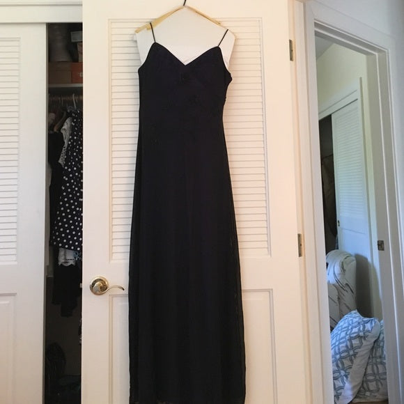 Sexy Mermaid Classy Prom Gown With Straps Navy Blue Classy Prom Dress