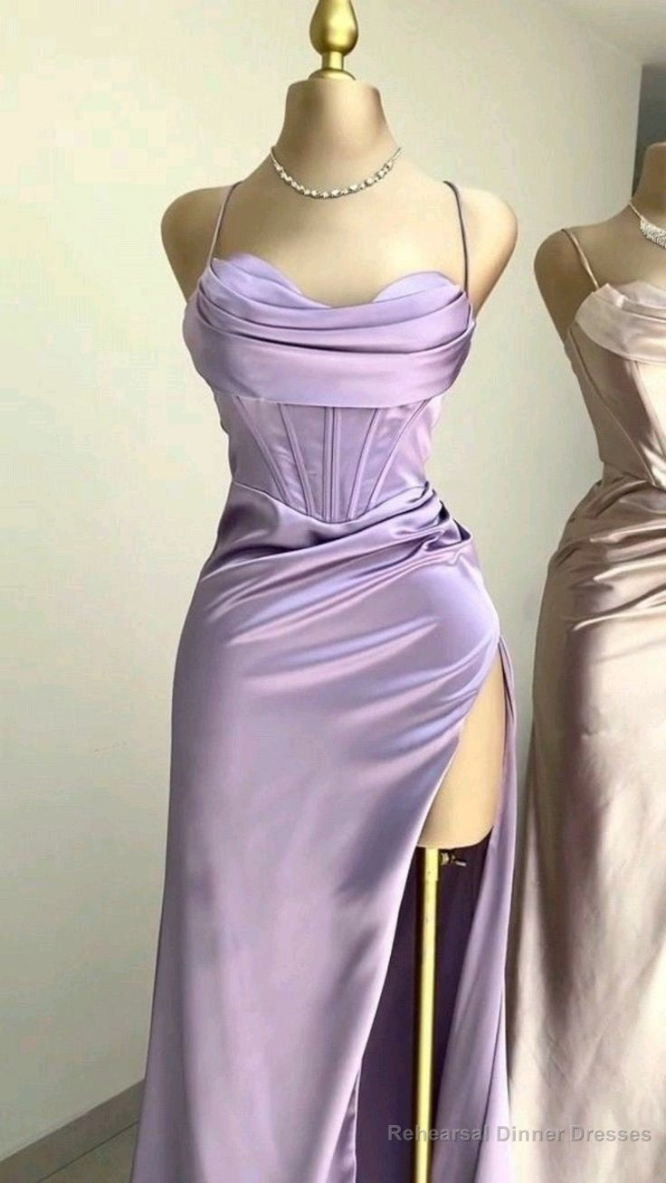 Sexy Mermaid Spaghetti Straps Black Long Evening Dress Backless Prom Dresses
