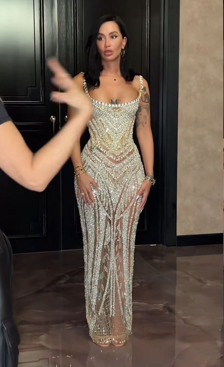 Sexy Mermaid Straps Champagne Sequin Long Classy Prom Dress Inspiration Classy Prom Dress Senior Graduation Dress
