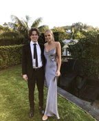 Sexy Classy Prom Dress Sheath Long Classy Evening Dress Spaghetti Straps Long Classy Prom Dress