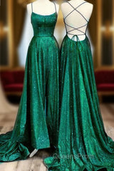 Sexy Evening Prom Evening Dress Long Party Dress Green Dress