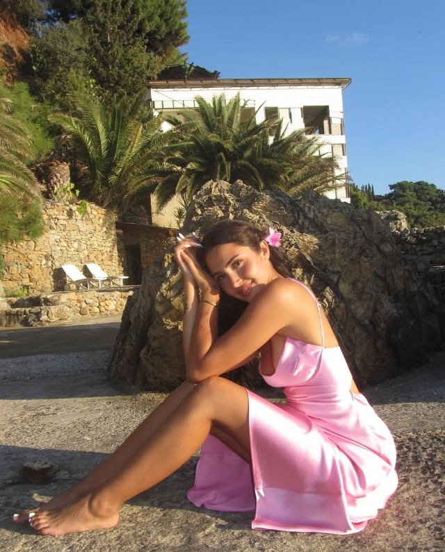 Pink Spaghetti Strap Long Classy Prom Dress