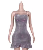 Sexy Sheath Halter Sequin Tight Grape Classy Homecoming Dress 8Th Grad Dance Graduation Dress Short Birthday Outfits Hoco Dress