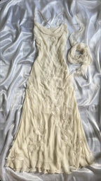Sexy Sheath Straps Chiffon Champagne Long Classy Prom Dress