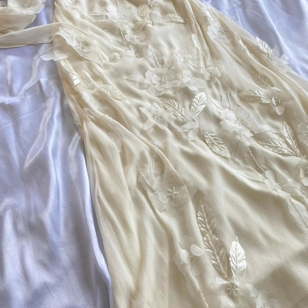 Sexy Sheath Straps Chiffon Champagne Long Classy Prom Dress