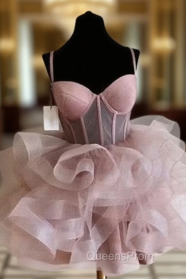 Short Evening Prom Dress Mini Evening Prom Dress Short Cocktail Dress Birthday Outfits Main image