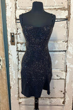Short Tight Yellow Homecoming Dress,Crystal Beaded Semi Formal Dress