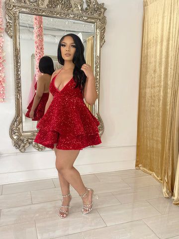 Simple 17Th Birthday Dress Sequin Birthday Outfits