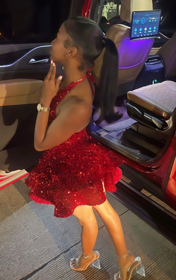 Simple 17Th Birthday Dress Sequin Birthday Outfits