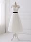 Simple Bohemian Tea Length Wedding Dresses