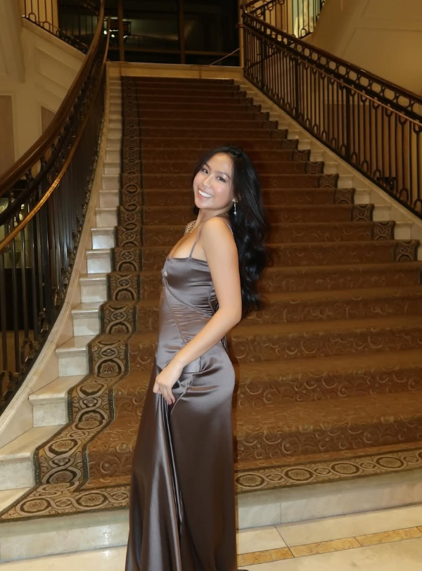 Simple Brown Spaghetti Straps A Line Classy Prom Dress Party Dress