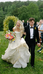 Simple Classic White A Line Strap Satin Tulle Long Classy Prom Dress Wedding Dress