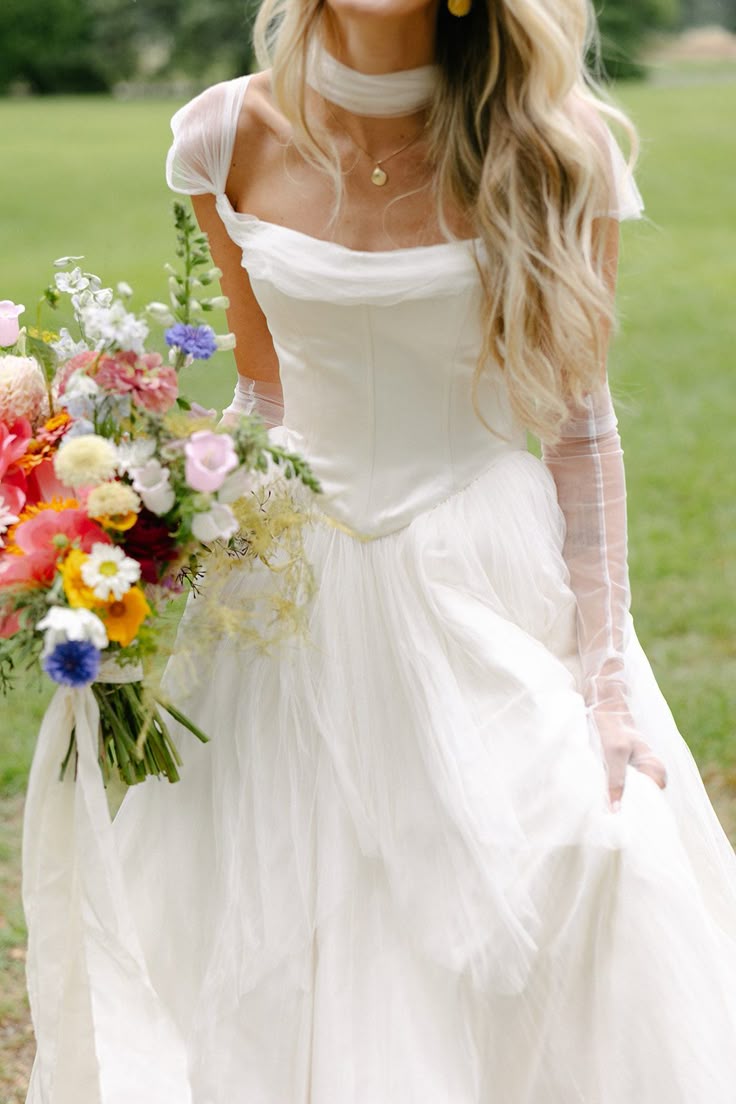 Simple Classic White A Line Strap Satin Tulle Long Classy Prom Dress Wedding Dress