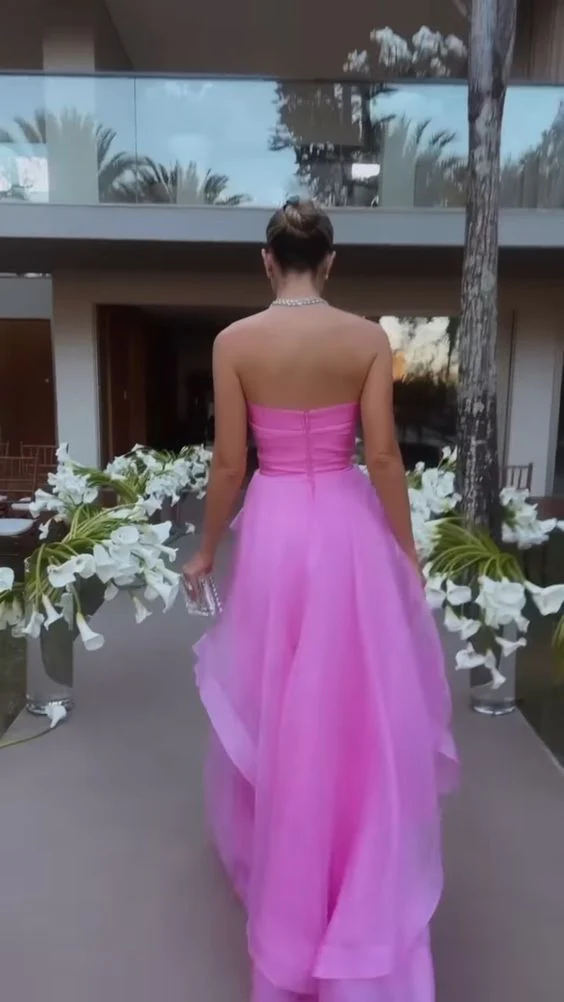 Simple Pink Classy Prom Dress,Modest Classy Evening Dress