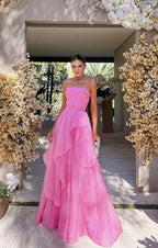 Simple Pink Classy Prom Dress,Modest Classy Evening Dress