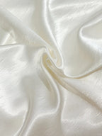 Simple Ivory Mermaid Square Neck Strapless Pleated Satin Classy Prom Dress Bridesmaid Dress