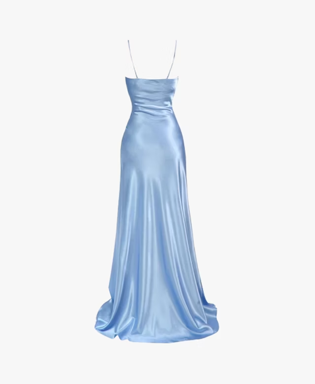 Simple Mermaid Floor Length Classy Prom Dress With Slit 22Th Birthday Outfit Secondary image