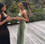 Simple Mermaid Sleeveless Strapless Velvet Long Classy Prom Dress