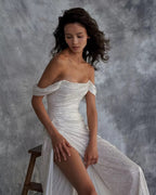 Simple Mermaid Strapless Floor Length Sleeveless Sequin Classy Prom Dress