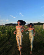 Simple Mermaid Strapless Neckline Long Party Dress Satin Yellow Classy Prom Dress