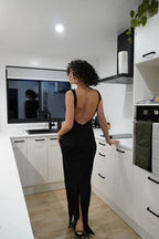Simple Mermaid Straps Floor Length Sleeveless Black Classy Prom Dress