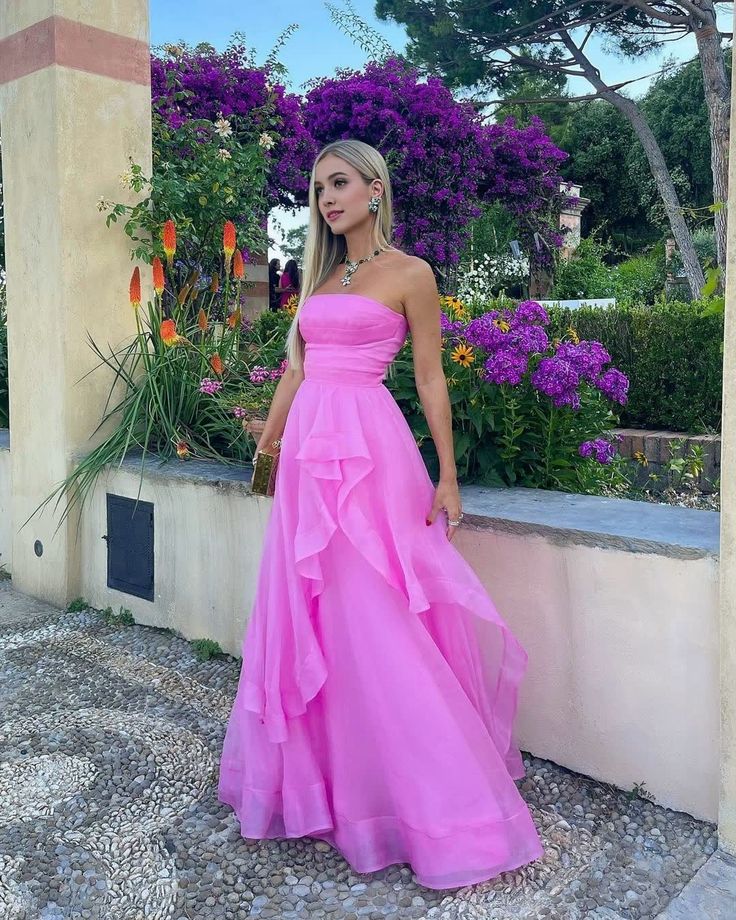 Simple Pink Classy Prom Dress,Modest Classy Evening Dress