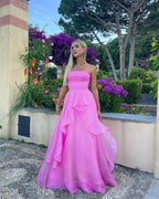 Simple Pink Classy Prom Dress,Modest Classy Evening Dress