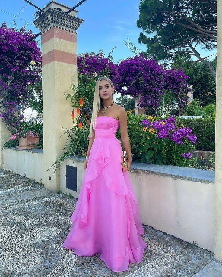Simple Pink Classy Prom Dress,Modest Classy Evening Dress