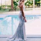 Simple Classy Prom Dress,Sequin Classy Evening Dress Pretty Classy Prom Dress