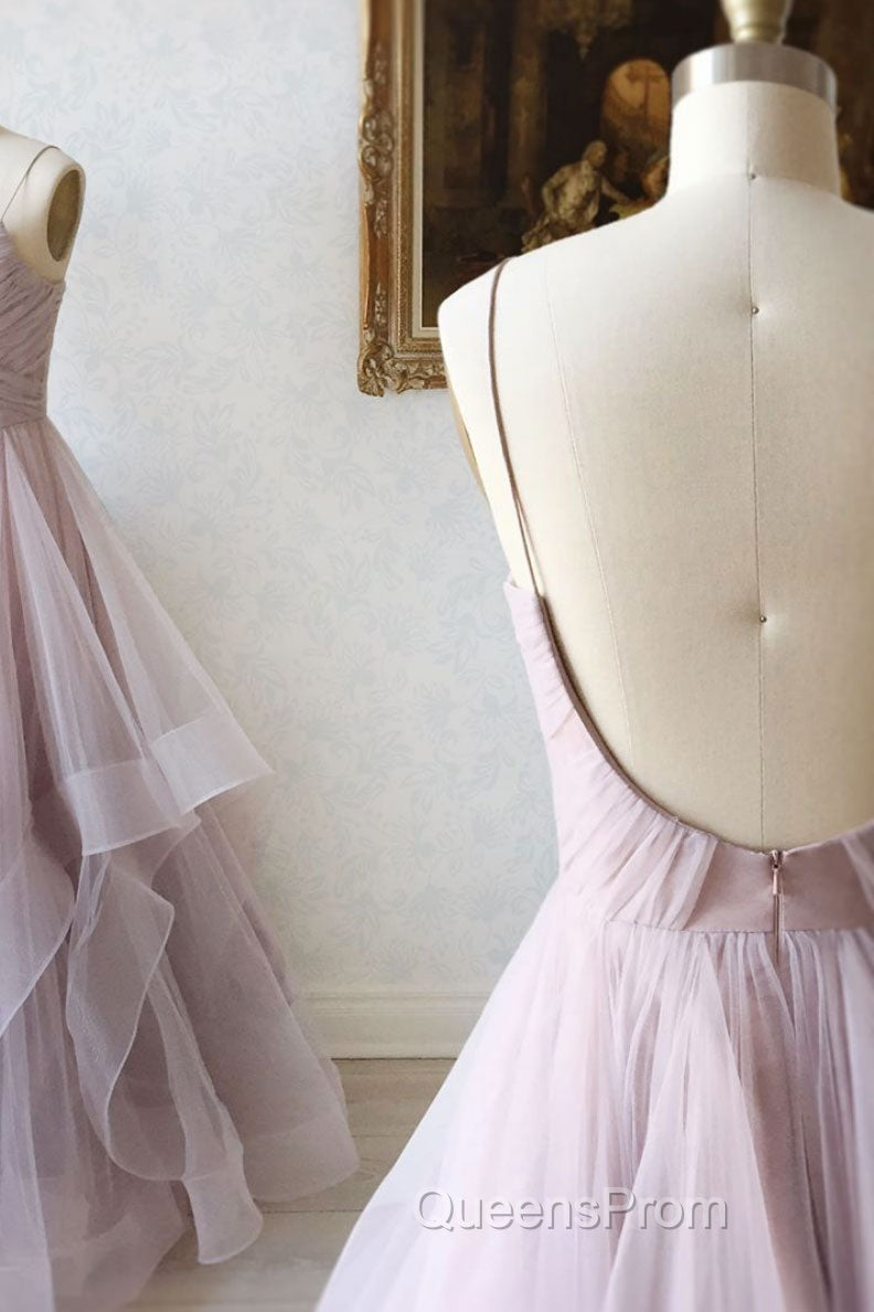 Simple sweetheart neck tulle long Evening Prom Dress formal Dress Secondary image
