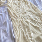 Yellow Exquisite Beaded Spaghetti Strap A-Line Chiffon Long Classy Evening Gown Ball Gown