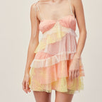 Spaghetti Straps Chiffon Lace Homecoming Dress Mini Classy Prom Dress,