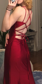 Spaghetti Straps Mermaid Long Classy Prom Dress