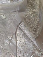Sparkling A-Line Strap Sequined Tassel Tulle Long Classy Prom Dress