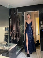 Gorgeous Shiny Sequin Sexy Backless Classy Evening Classy Prom Dress Party Long Tight Dress